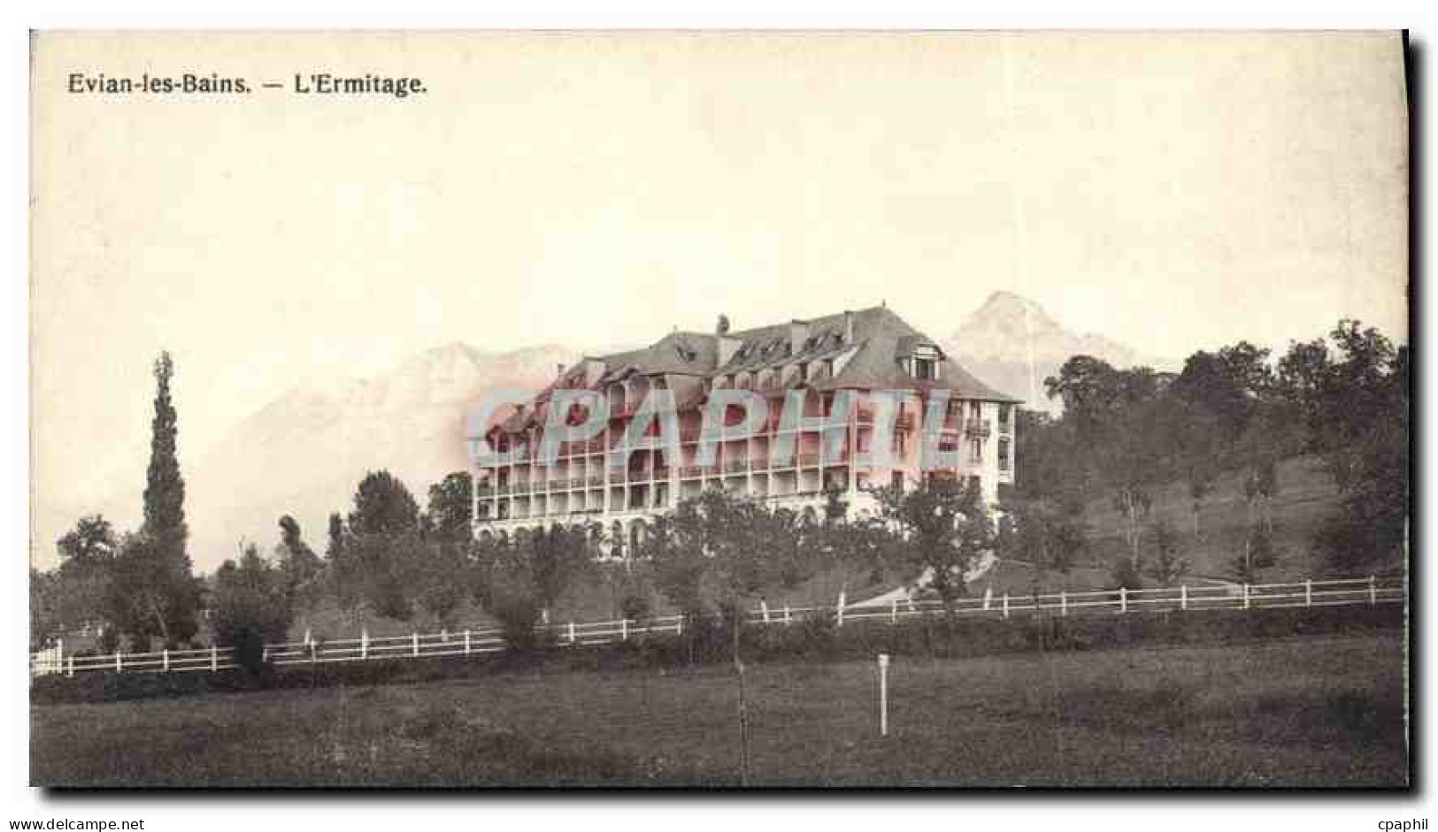 CPA Evian les Bains L'Ermitage