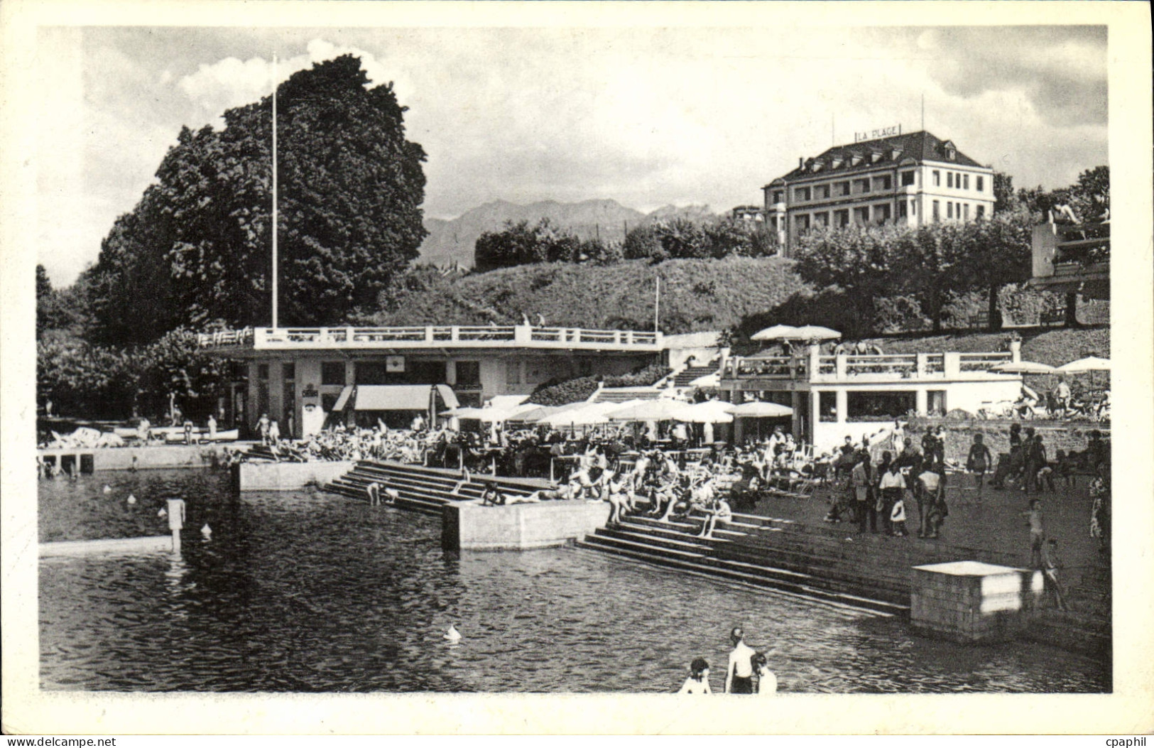 CPA Evian Les Bains La Plage