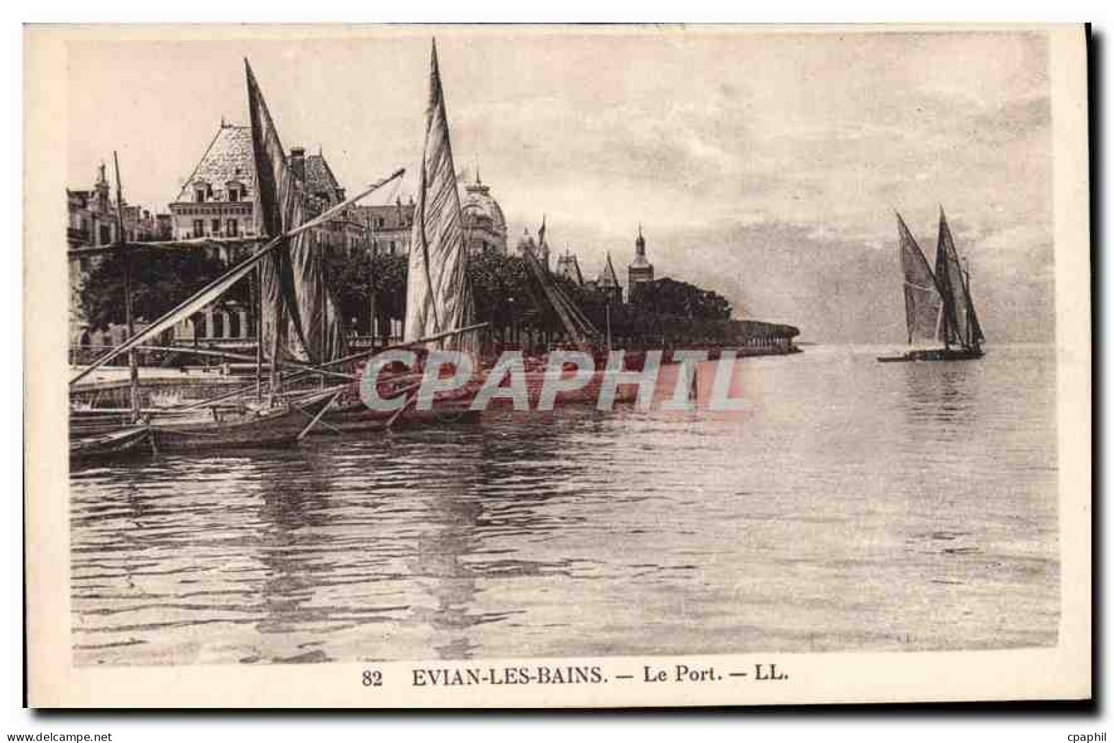 CPA Evian les Bains Le Port