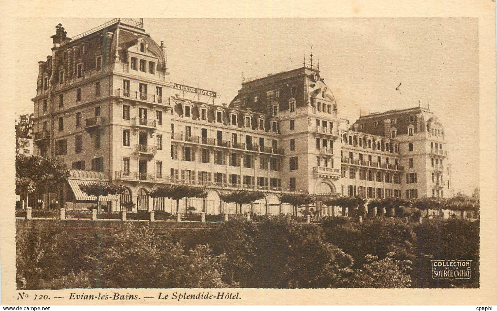 CPA Evian Les Bains le Splendide Hotel