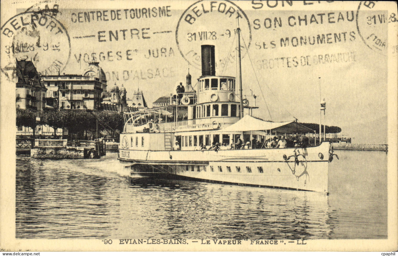 CPA Evian Les Bains Le Vapeur France