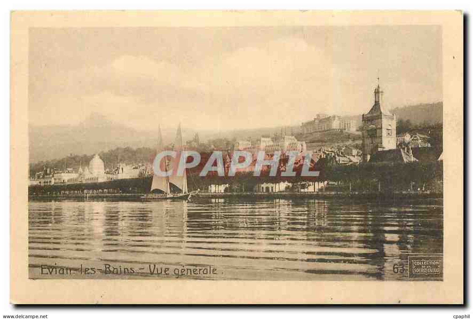 CPA Evian les Bains Vue generale