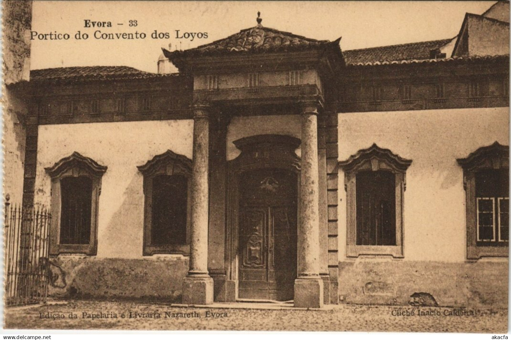 CPA EVORA - Portico do Convento dos Loyos PORTUGAL (760812)