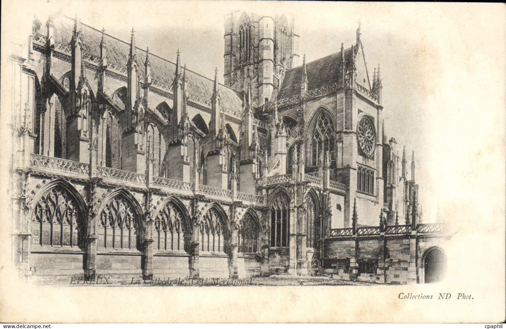 CPA Evreux La Cathedrale