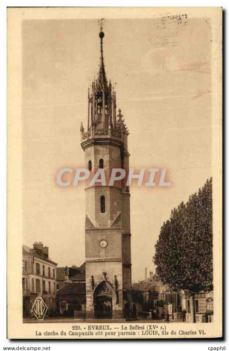 CPA Evreux Le Beffroi
