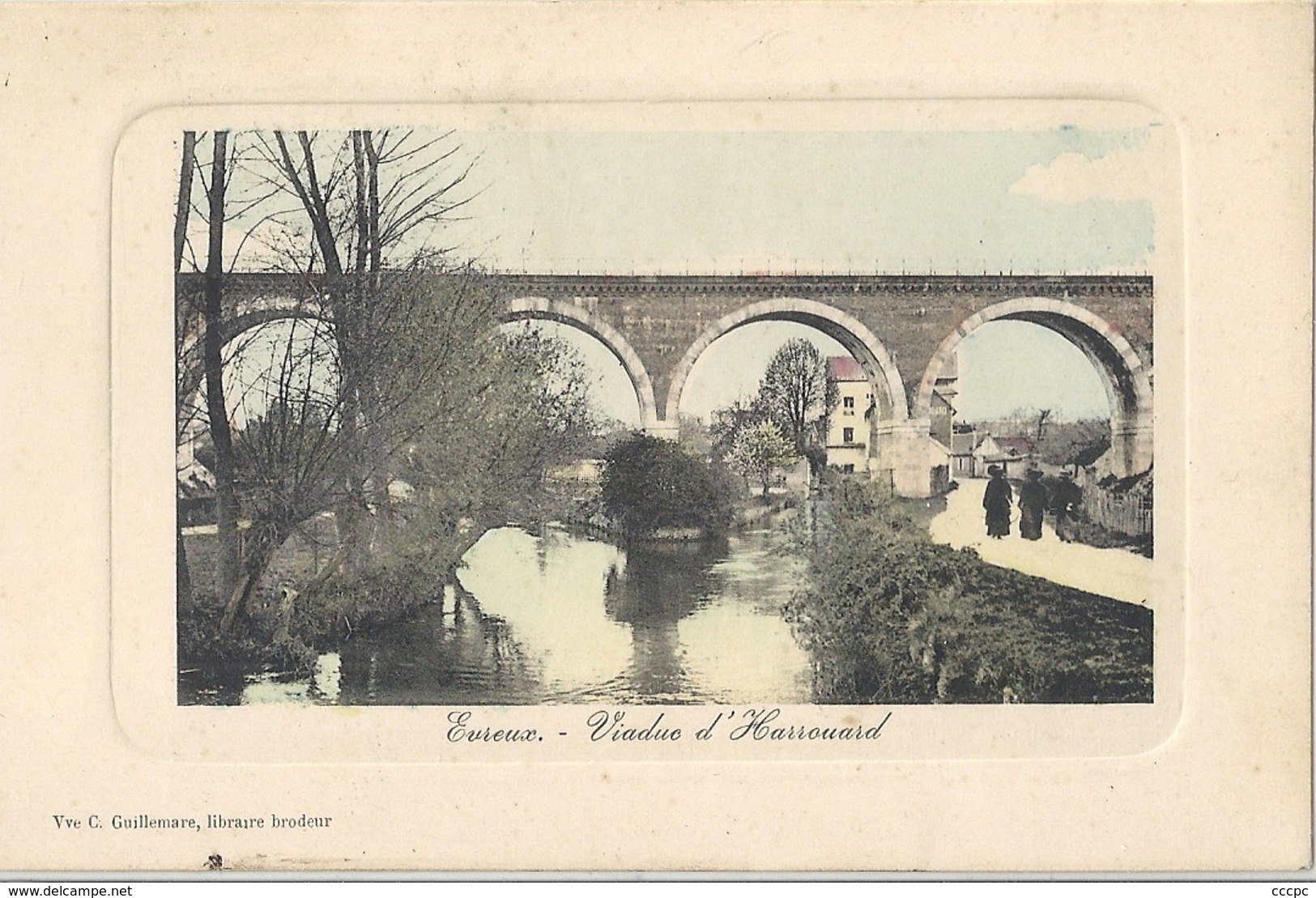 CPA Evreux Viaduc d'Harrouard
