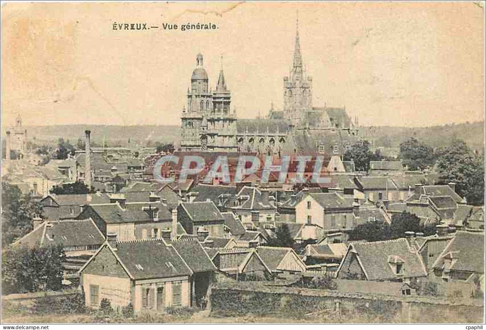 CPA Evreux Vue Generale