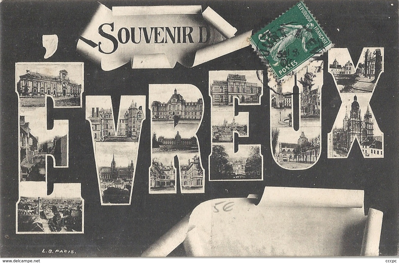 CPA Evreux vues multiples