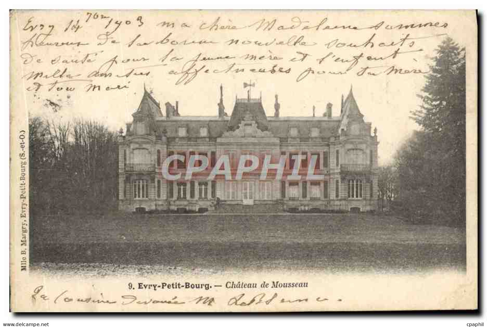 CPA Evry Petit Bourg Chateau de Mousseau