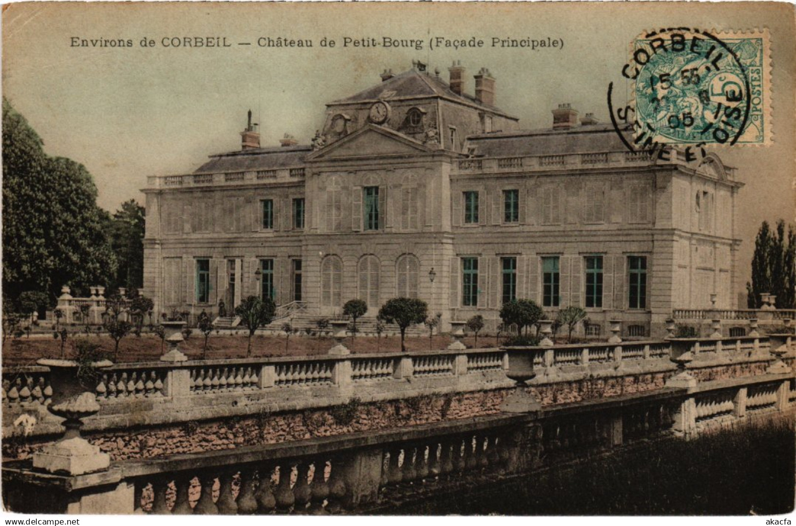 CPA EVRY-PETIT-BOURG Chateau - Facade Principale (1354354)