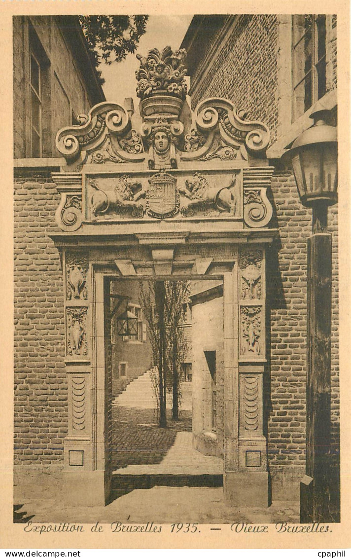 CPA Exposition de Bruxelles 1935 - Vieux Bruxelles