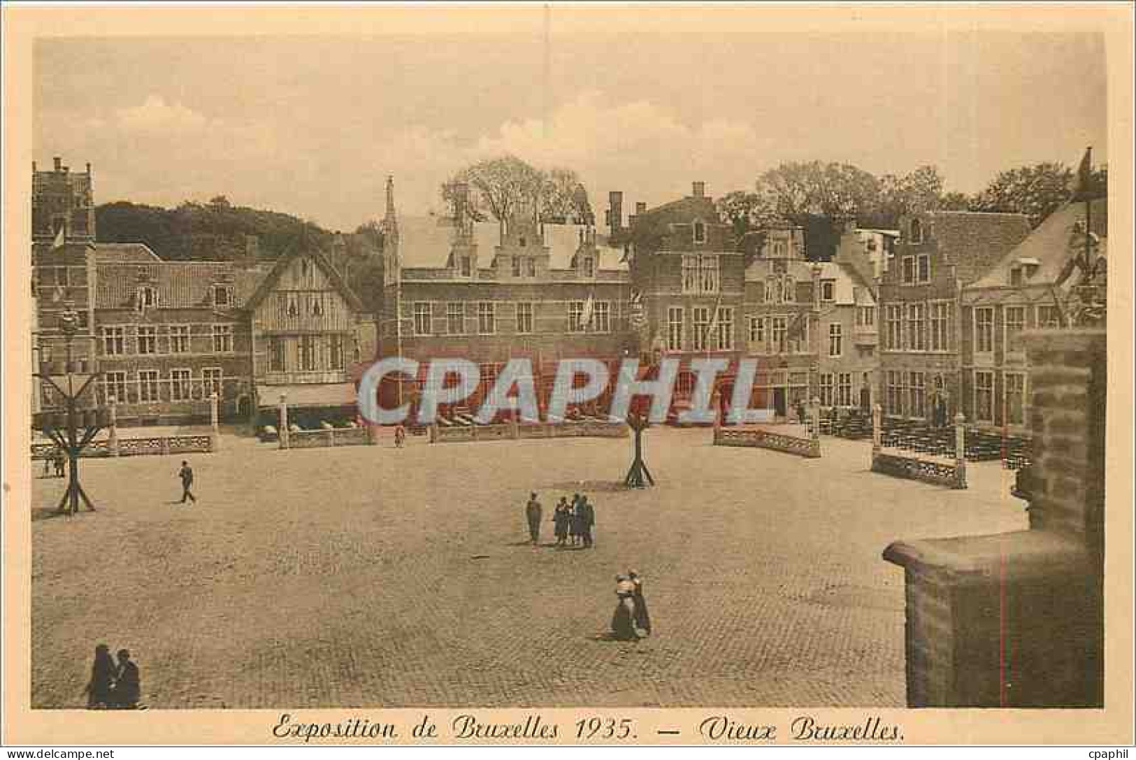 CPA Exposition de Bruxelles 1935 - Vieux Bruxelles