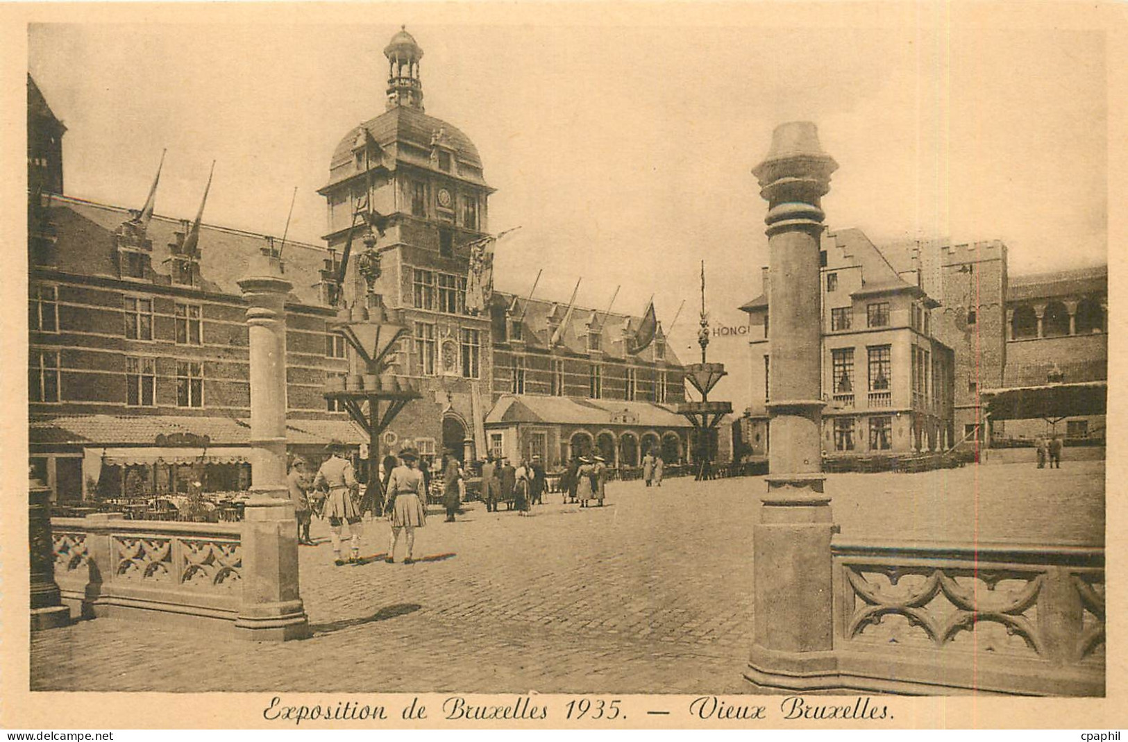 CPA Exposition de Bruxelles 1935 - Vieux Bruxelles