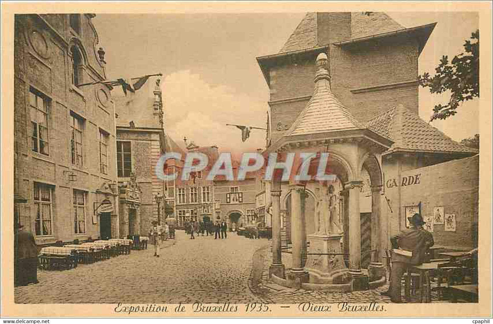 CPA Exposition de Bruxelles 1935 - Vieux Bruxelles