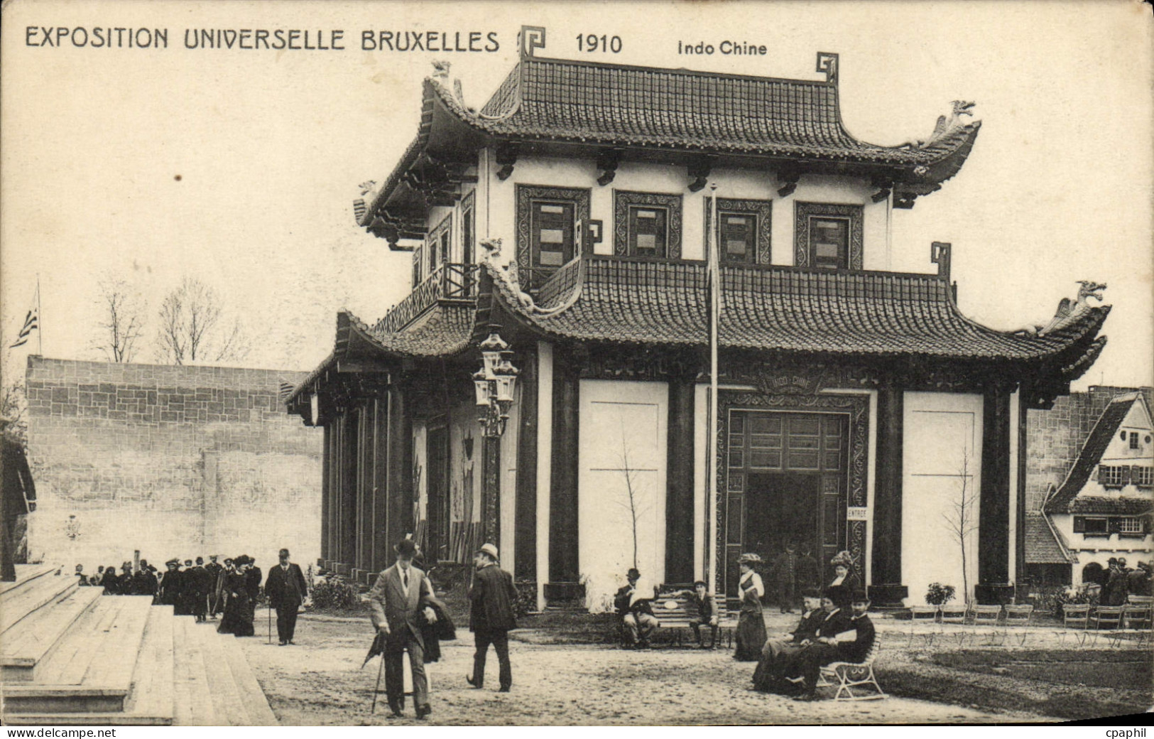 CPA Exposition Universelle Bruxelles 1910 Indo Chine