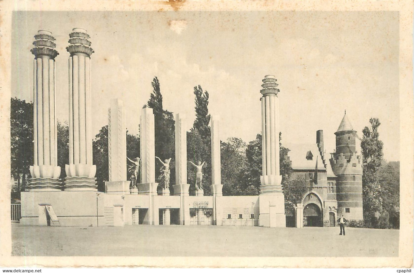 CPA Exposition Universelle Bruxelles 1935 Entree Prinipale Hoofdingang