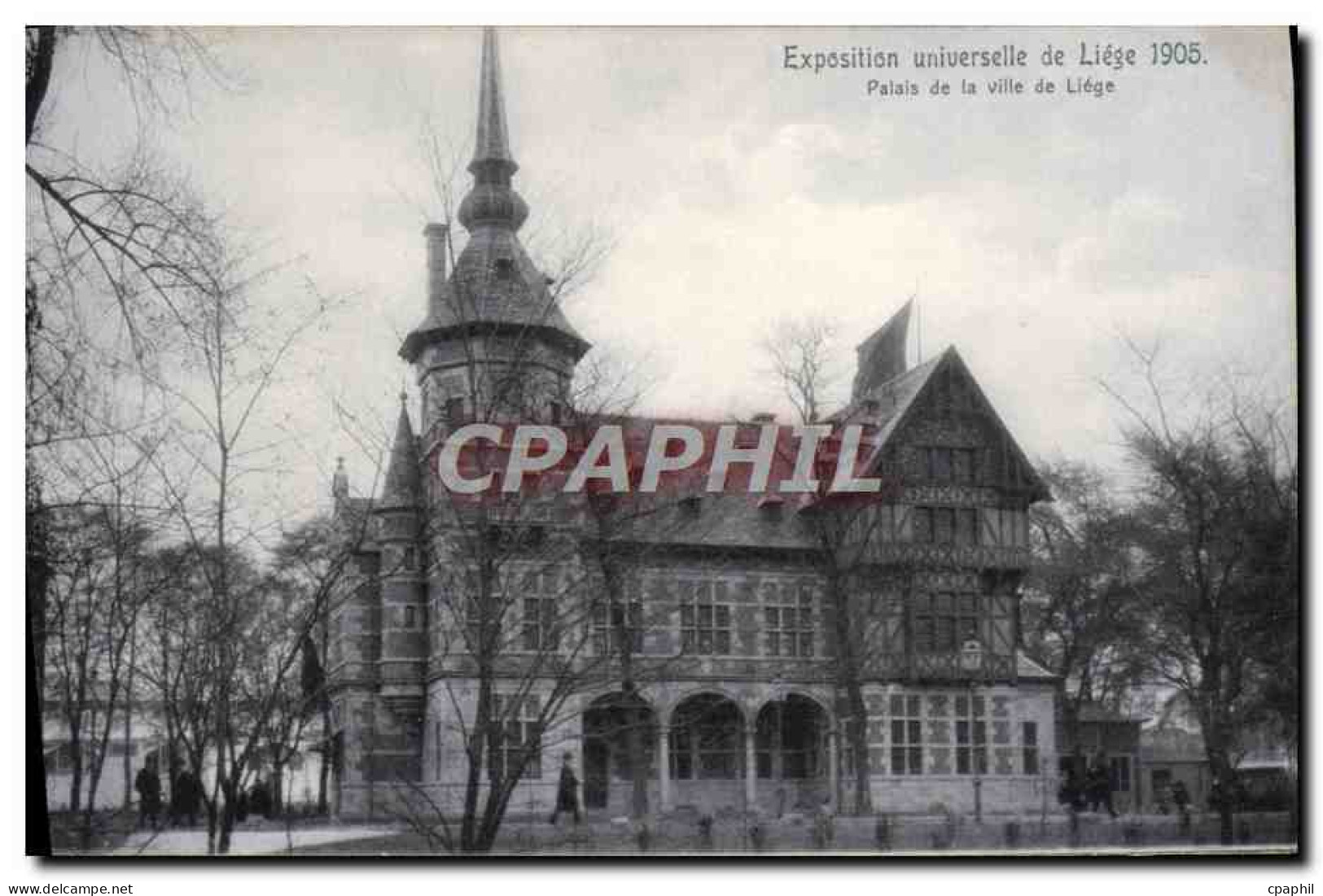 CPA Exposition Universelle De Liege 1905 Palais de la ville de Liege