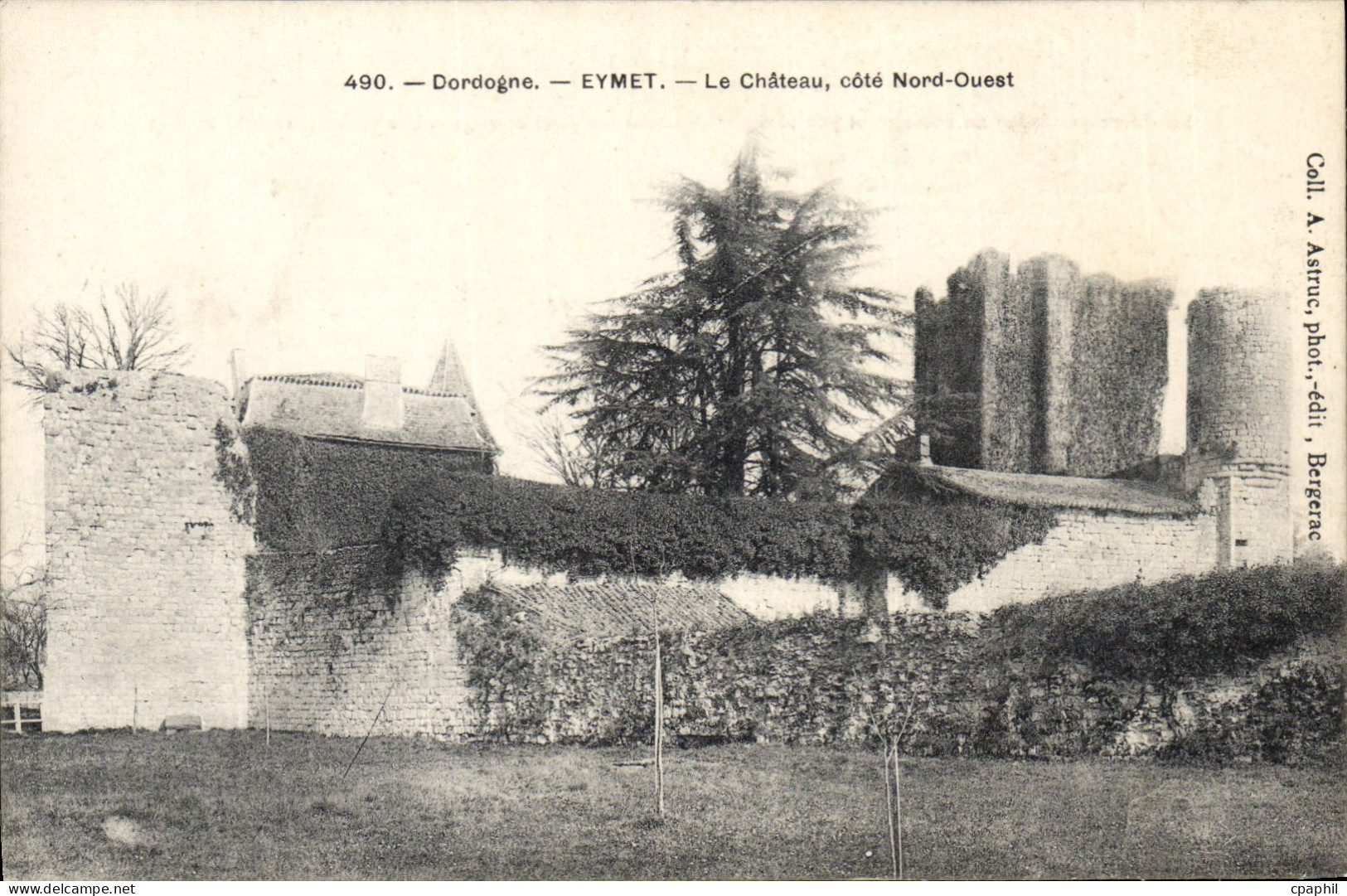 CPA Eymet Le Chateau Cote Nord Ouest