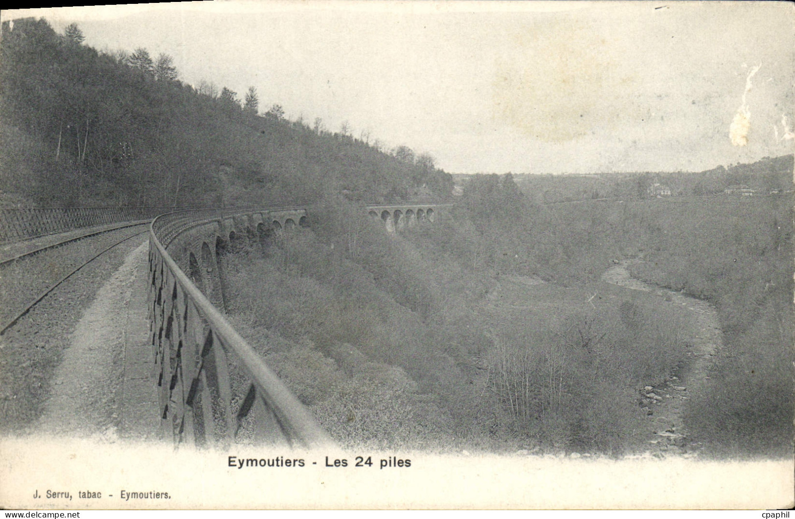 CPA Eymoutiers Les 24 piles