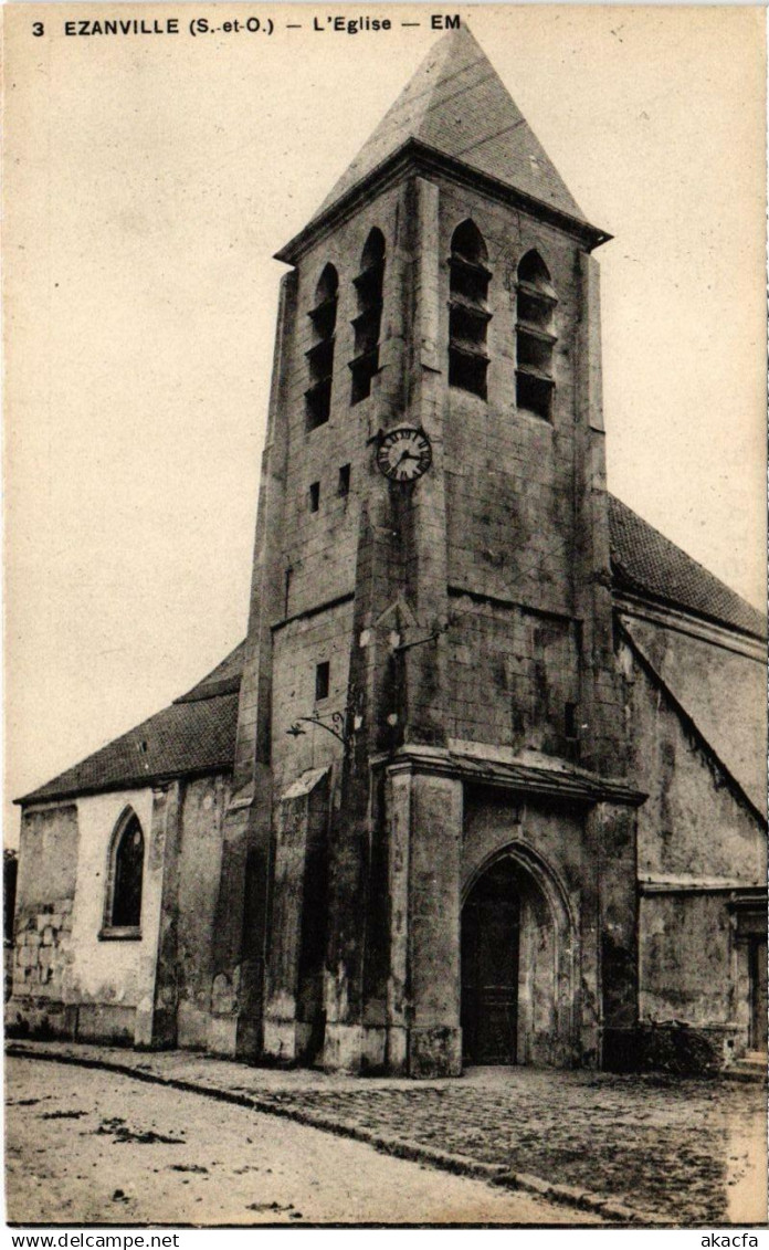 CPA EZANVILLE - L'Église (107682)