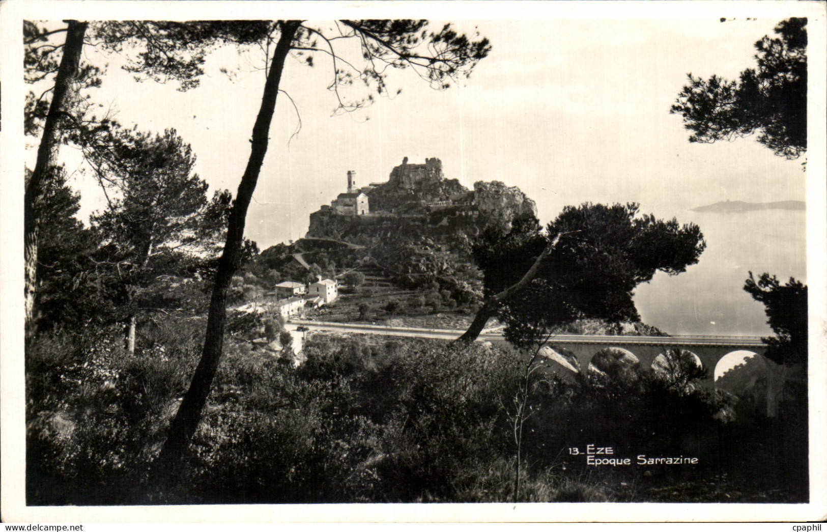 CPA Eze Epoque Sarrazine