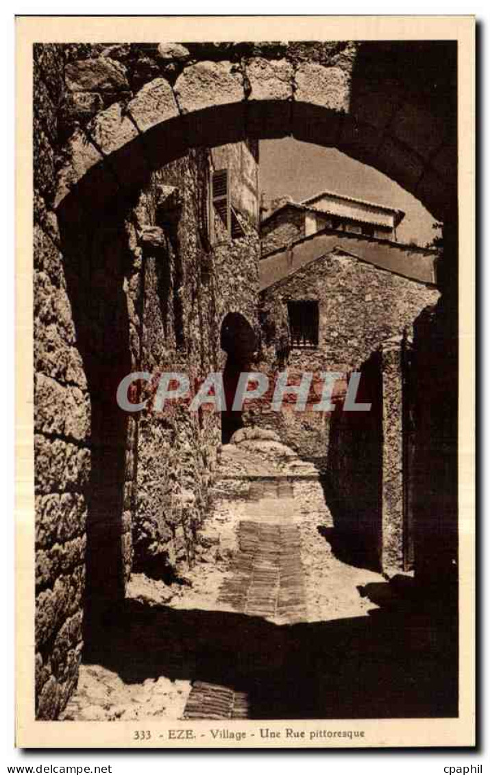 CPA Eze Village Une Rue pittoresque