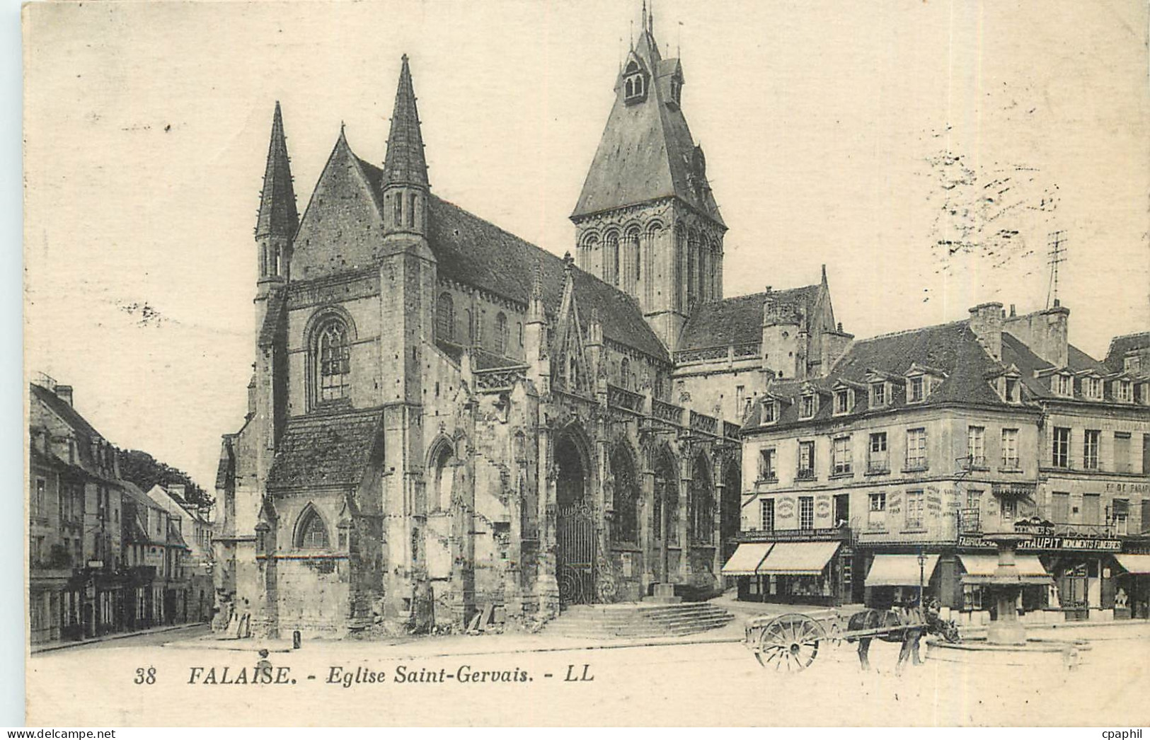 CPA Falaise Eglise Saint Gervais