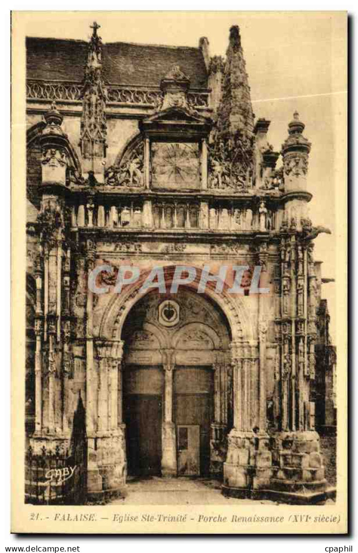 CPA Falaise Eglise Ste Trinite