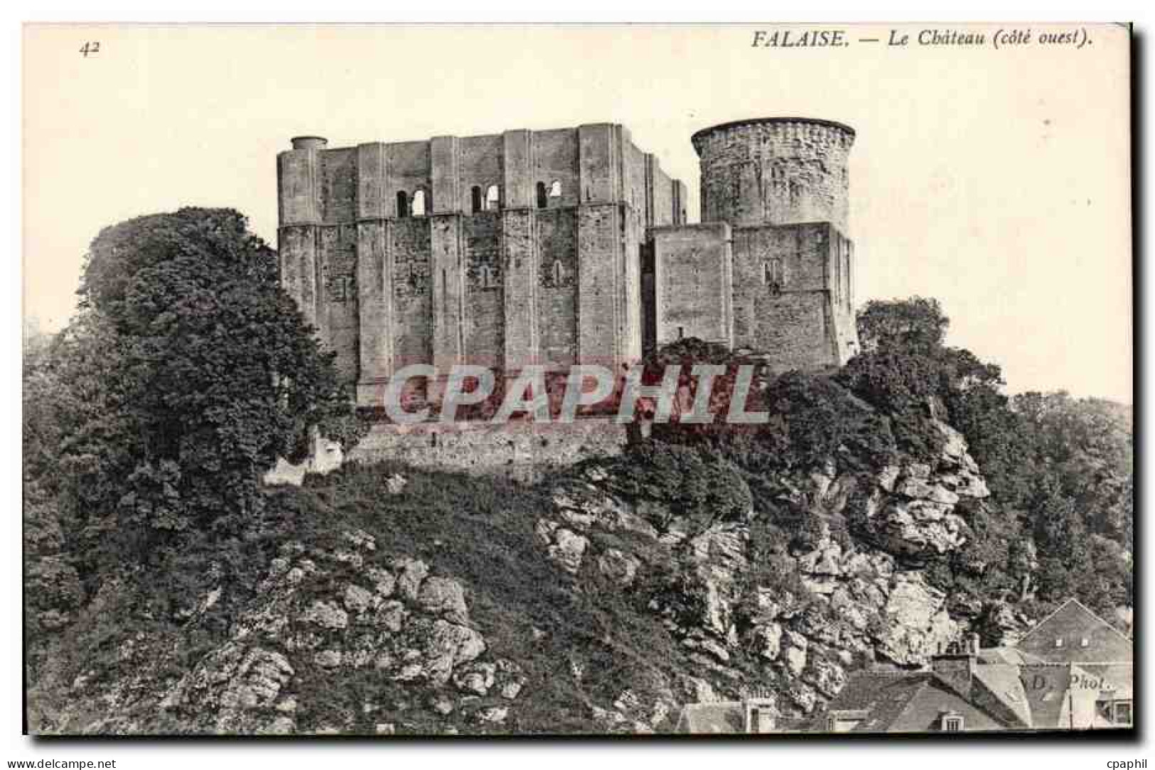 CPA Falaise Le chateau