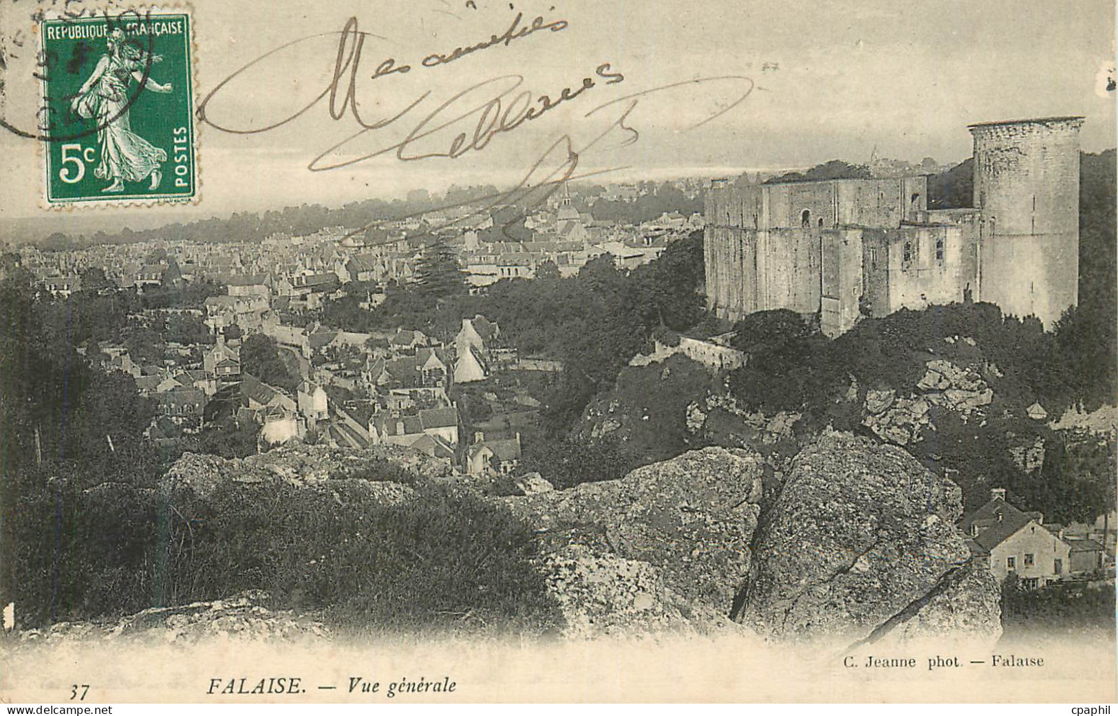 CPA Falaise vue Generale
