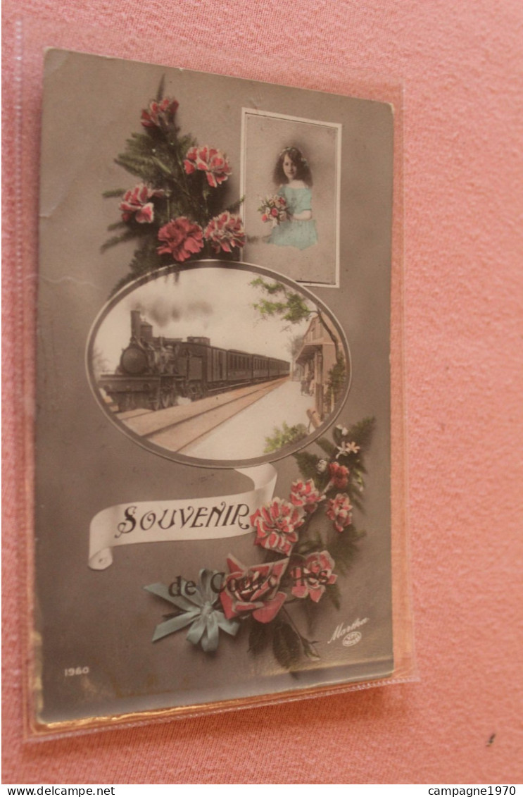 CPA FANTAISIE - COURCELLES - SOUVENIR DE ... ( 1913 )