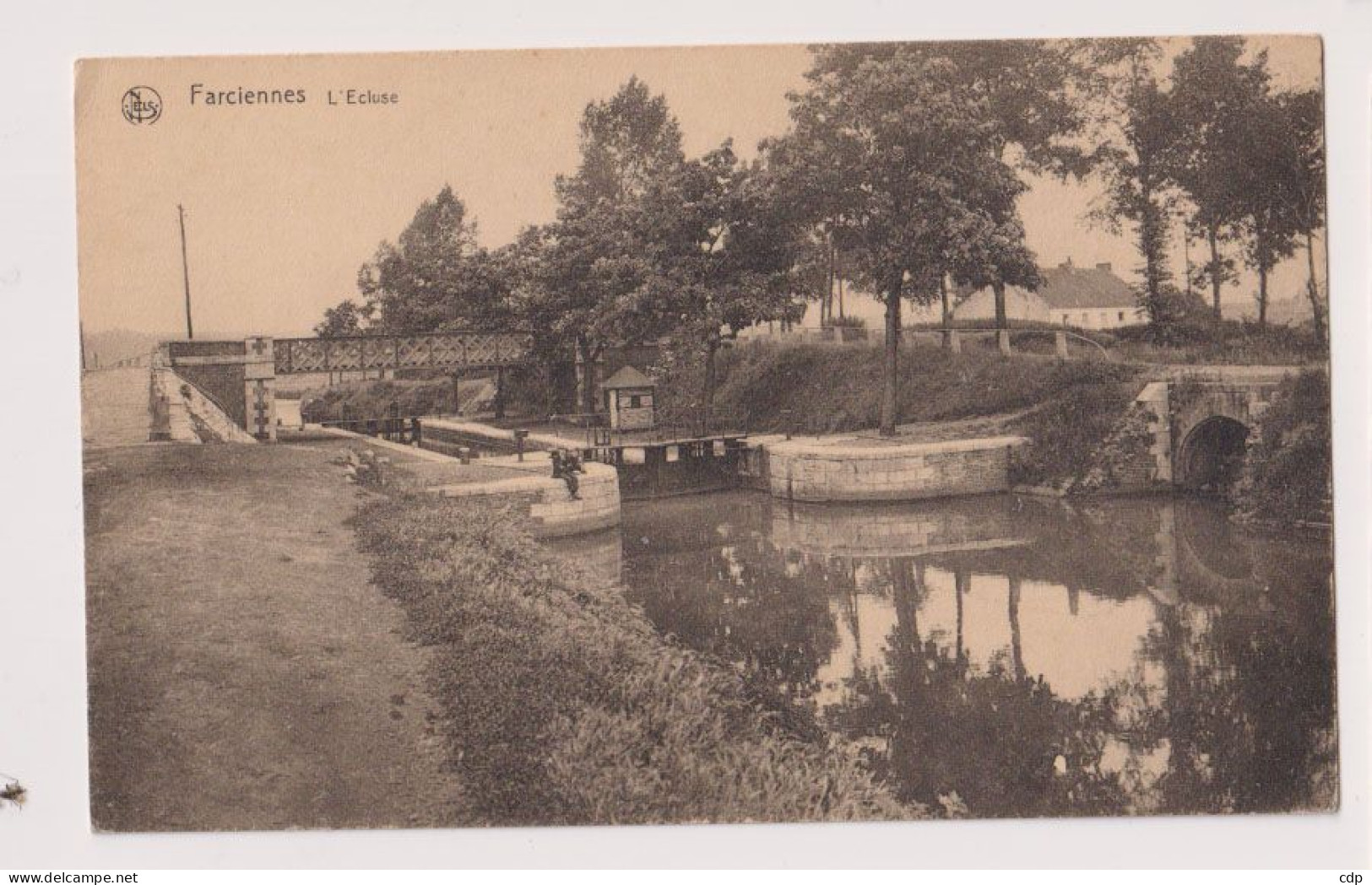 cpa FARCIENNES   écluse