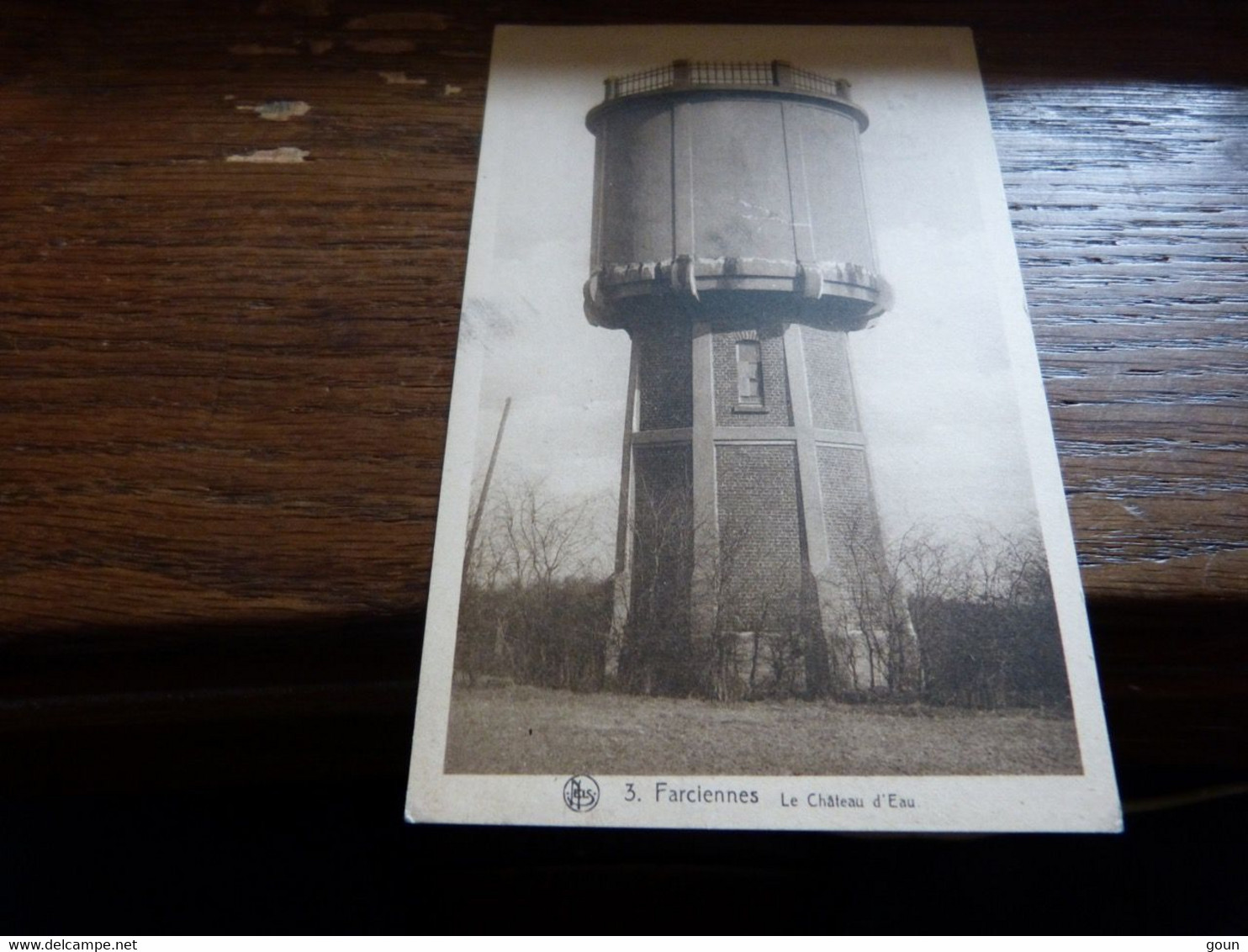 Cpa Farciennes Le château d'eau