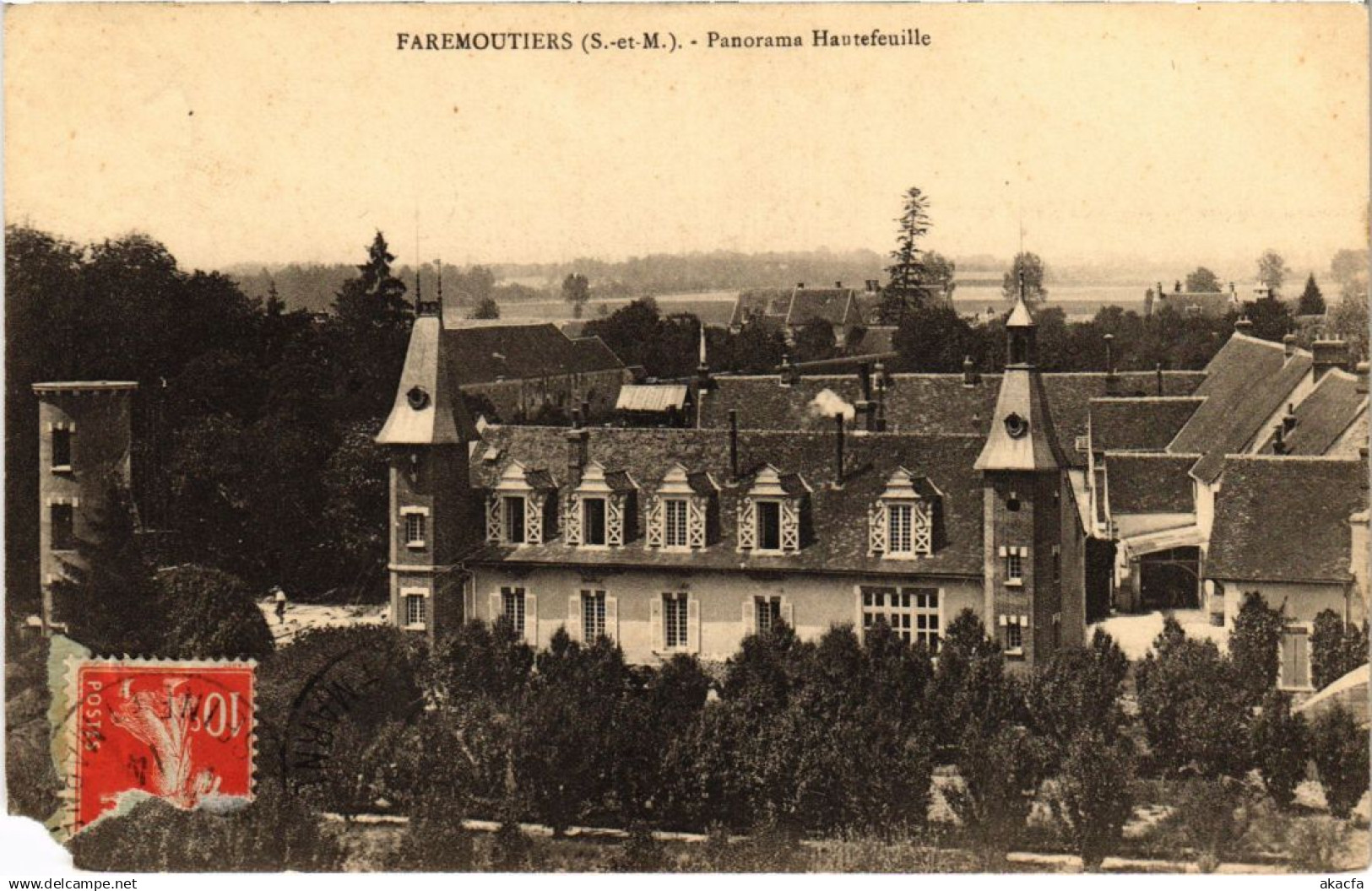 CPA Faremoutiers Panorama Hautefeuille FRANCE (1300392)