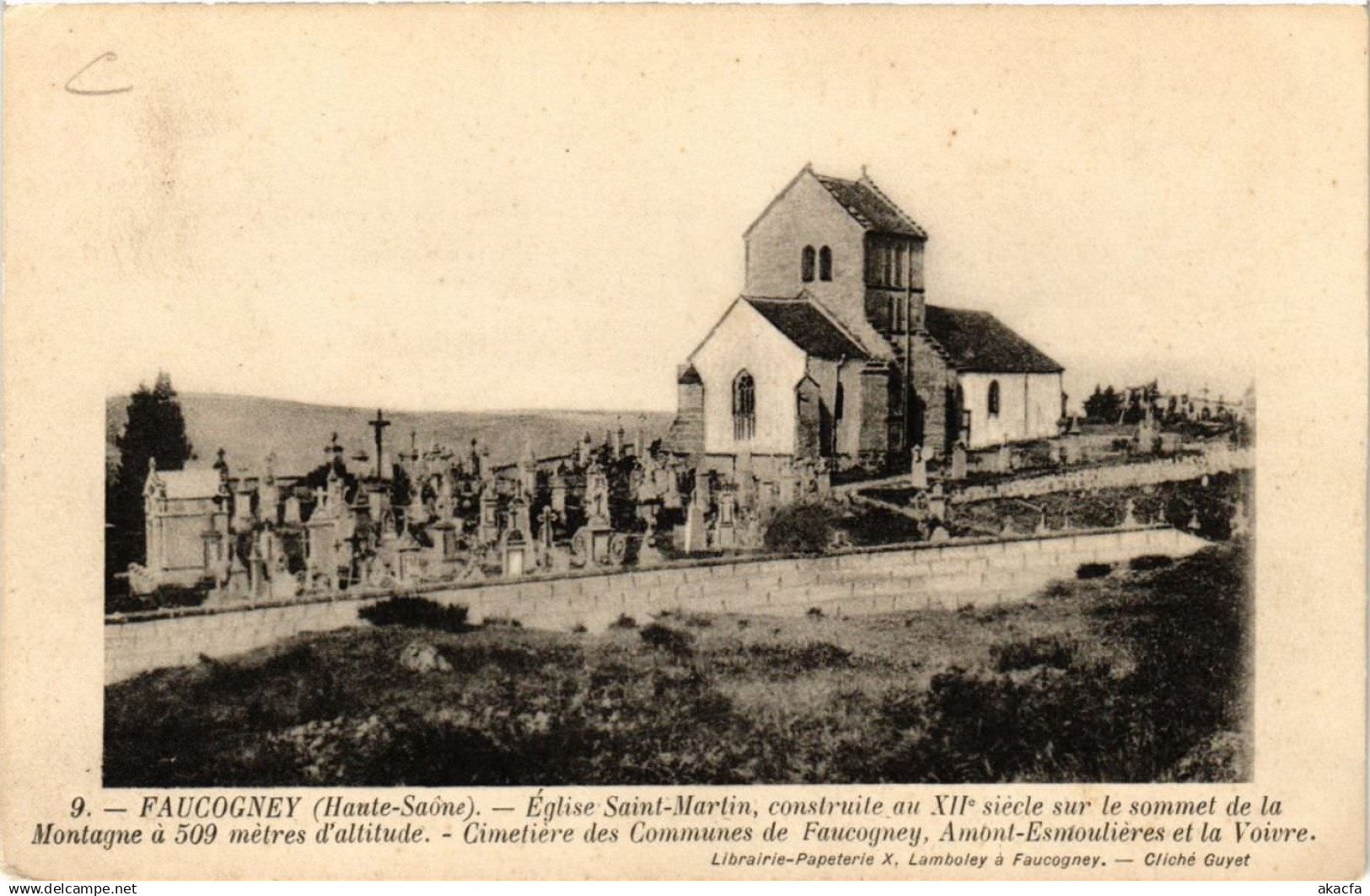 CPA FAUCOGNEY-et-la-MER - FAUCOGNEY - Église St-MARTIN (636722)