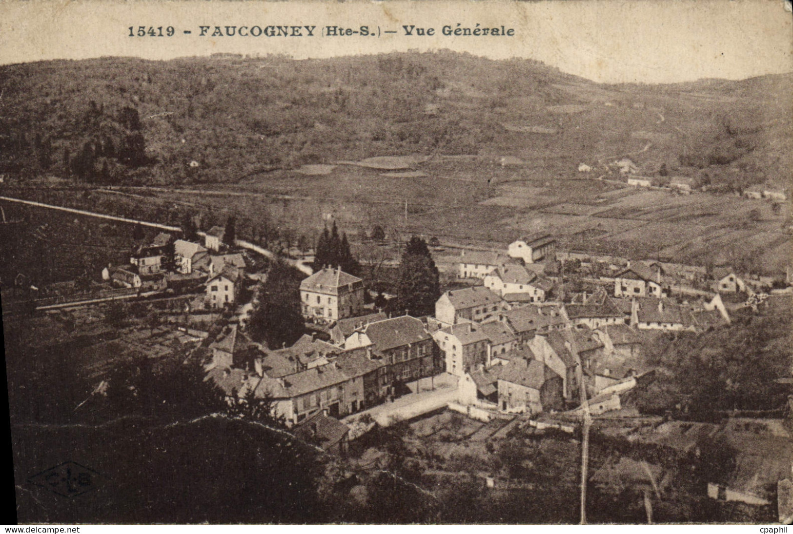 CPA Faucogney Hte S Vue Generale