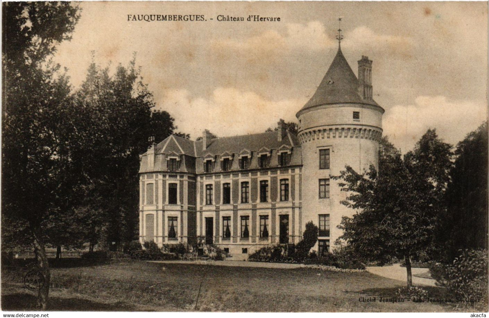 CPA FAUQUEMBERGUES Chateau d'Hervare (413962)