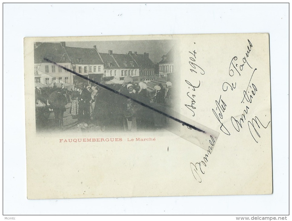 CPA - Fauquembergues -  Le Marché