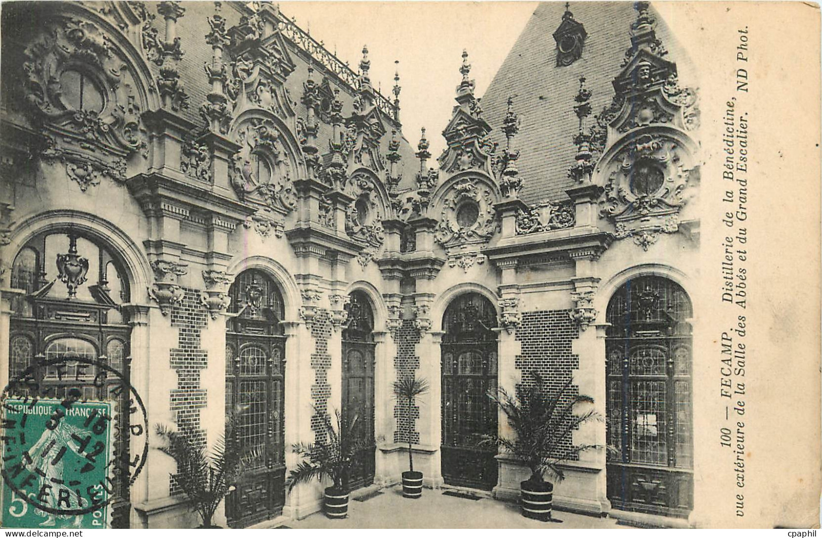 CPA Fecamp Distilerie de la Benedictine