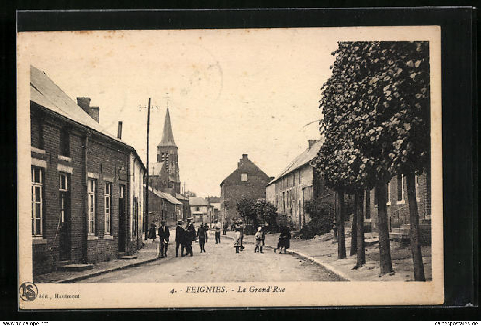 CPA Feignies, La Grand`Rue
