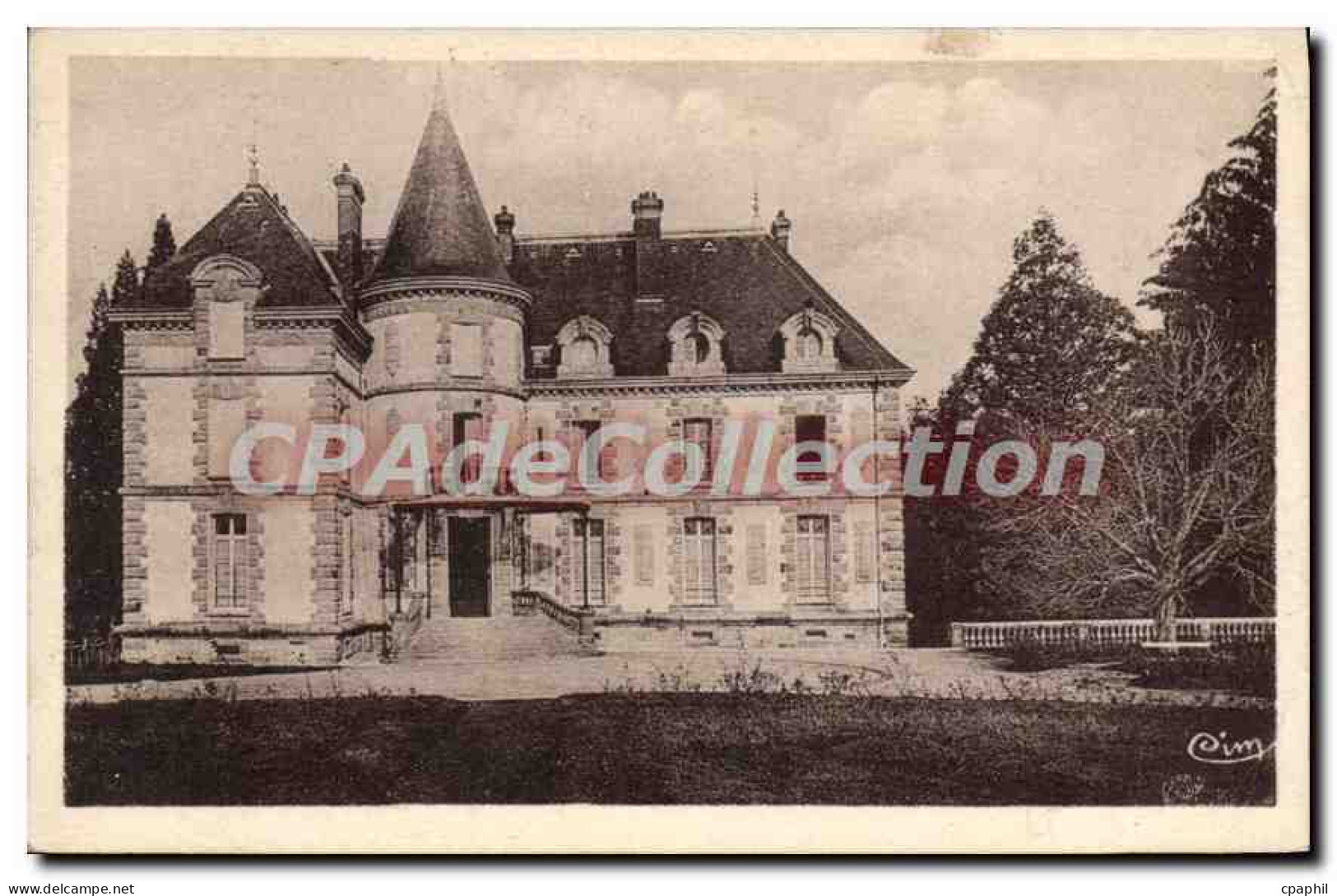 CPA Felletin Chateau Du Malaurent