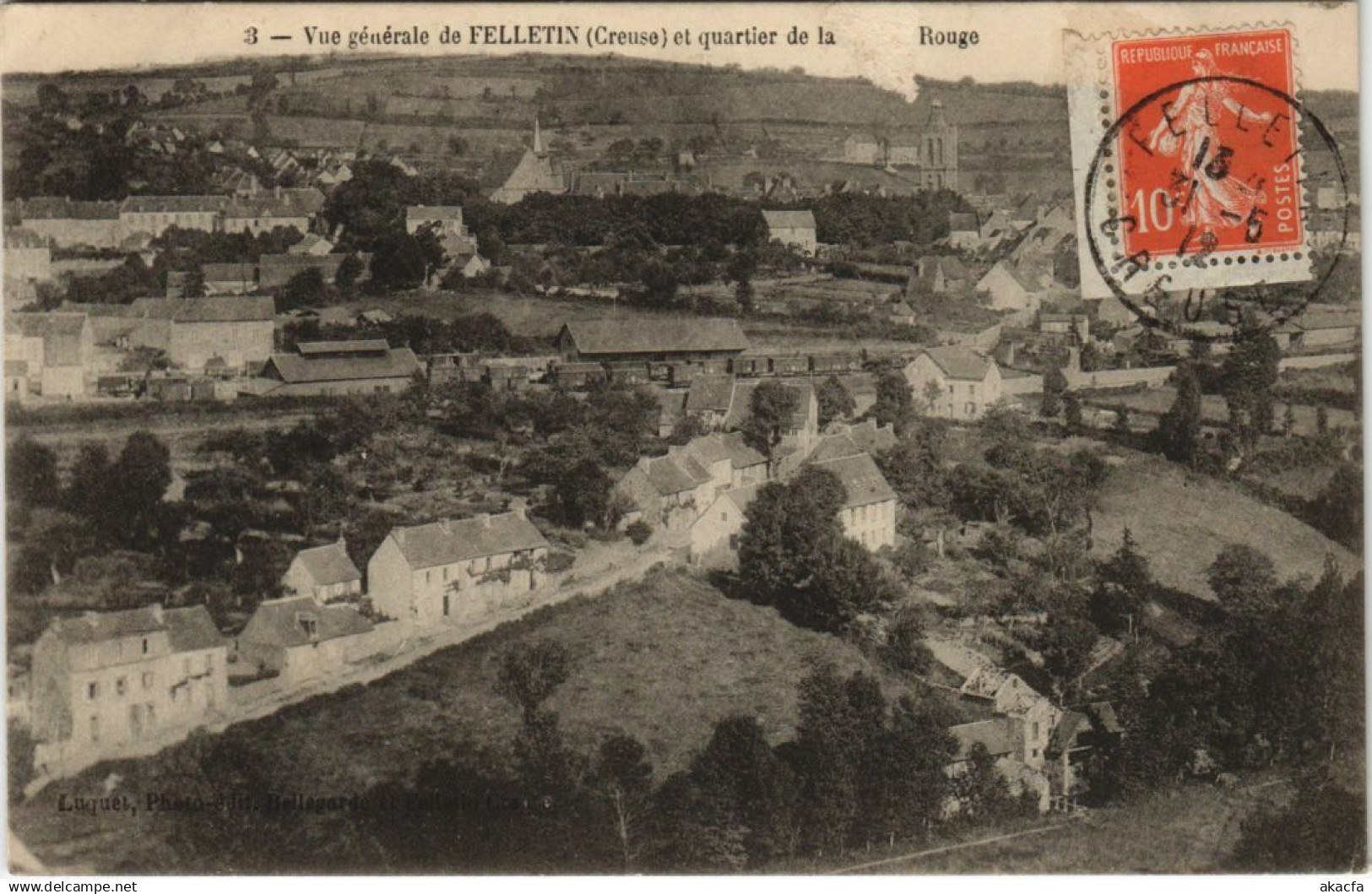 CPA FELLETIN Vue Generale (1143639)