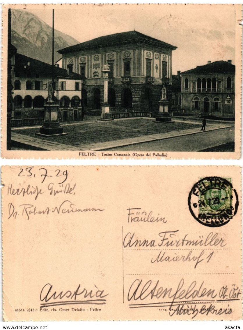 CPA FELTRE Teatro Comunale-Opera del Palladio ITALY (520905)