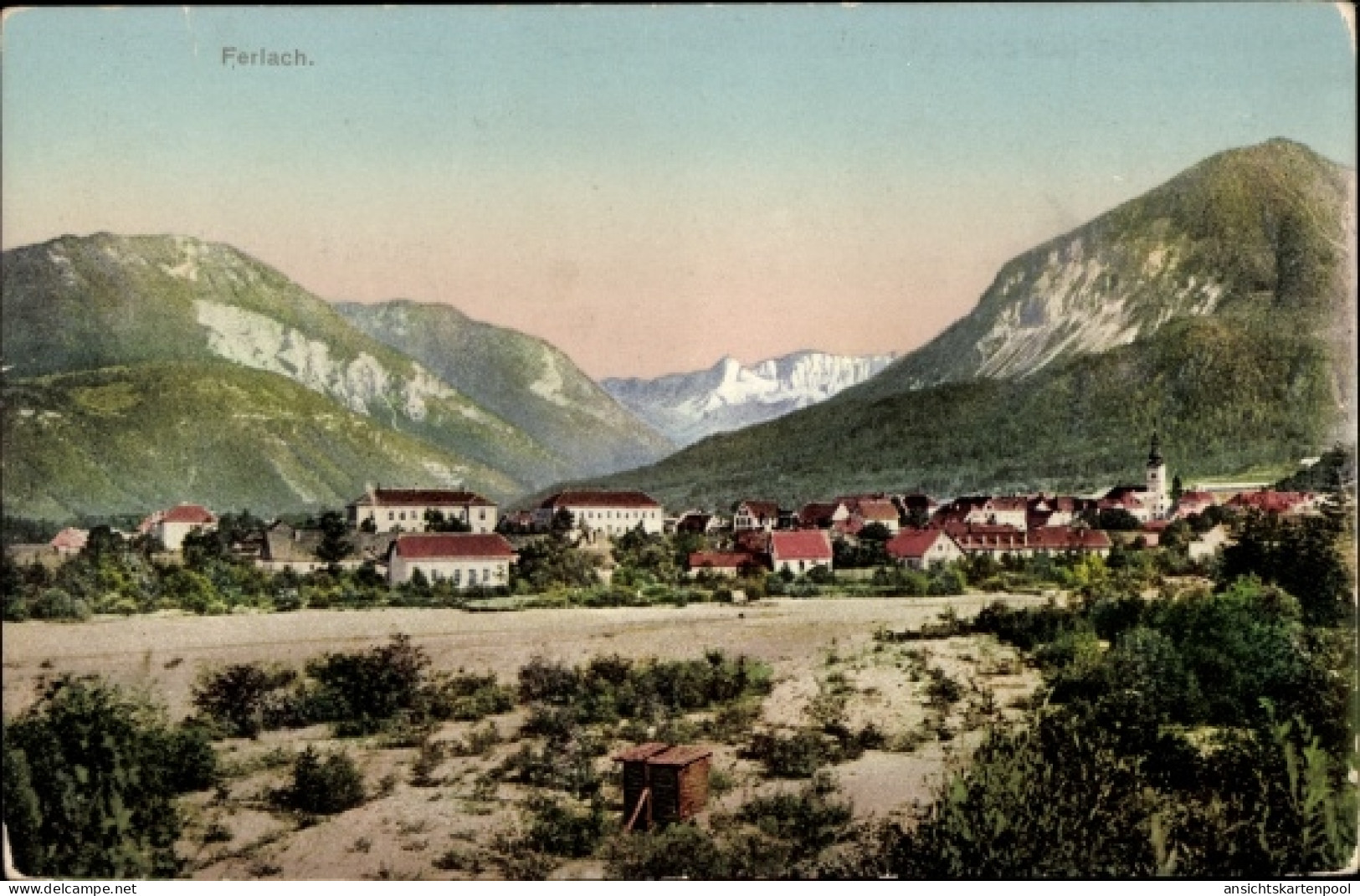 CPA Ferlach Kärnten, Totalansicht