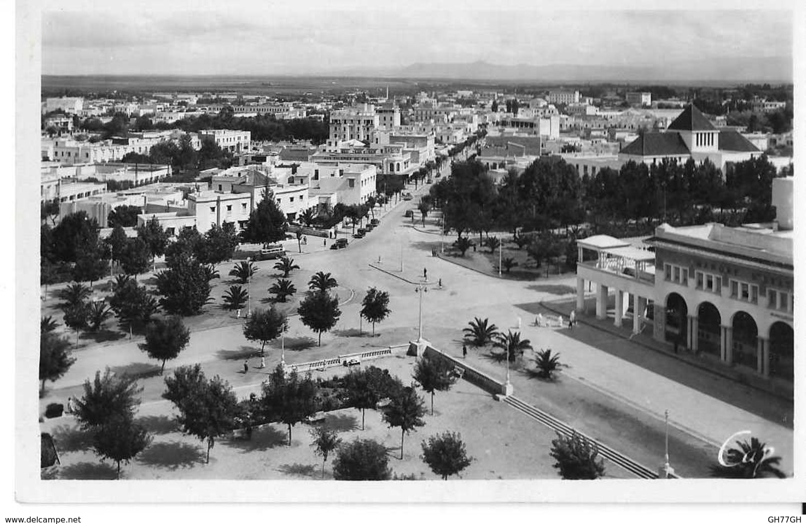 CPA FES -FEZ -place lyautey