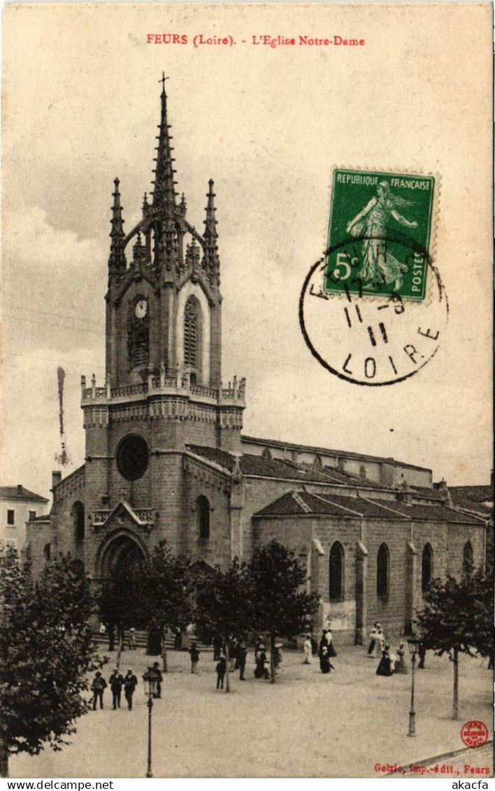 CPA FEURS - L'Église N - D (581092)