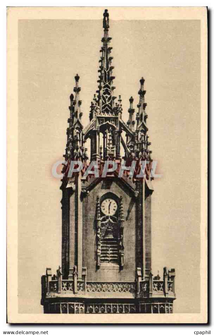 CPA Feurs Le clocher de l'eglise