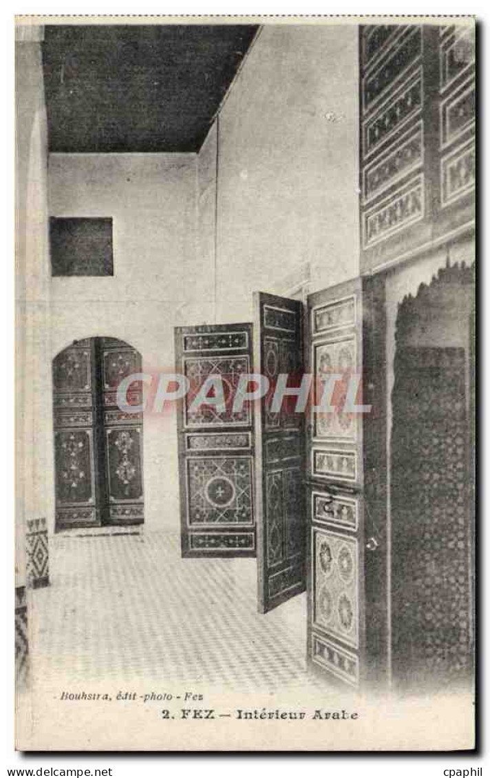 CPA Fez Interieur arabe