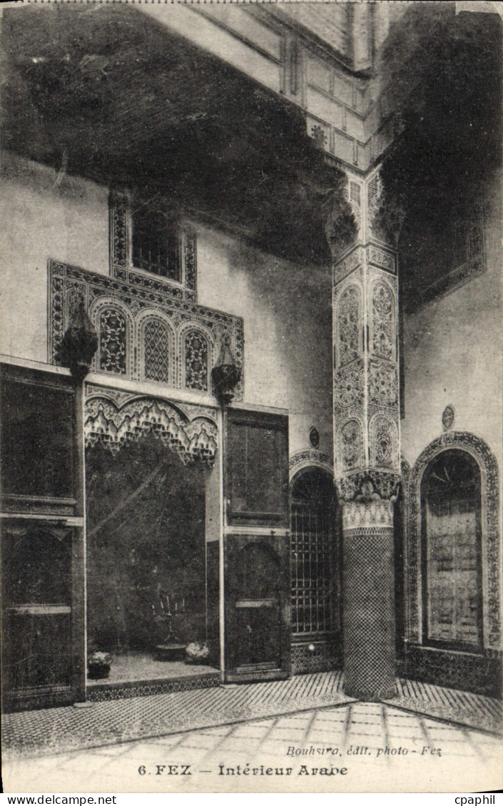 CPA Fez Interieur Arabe