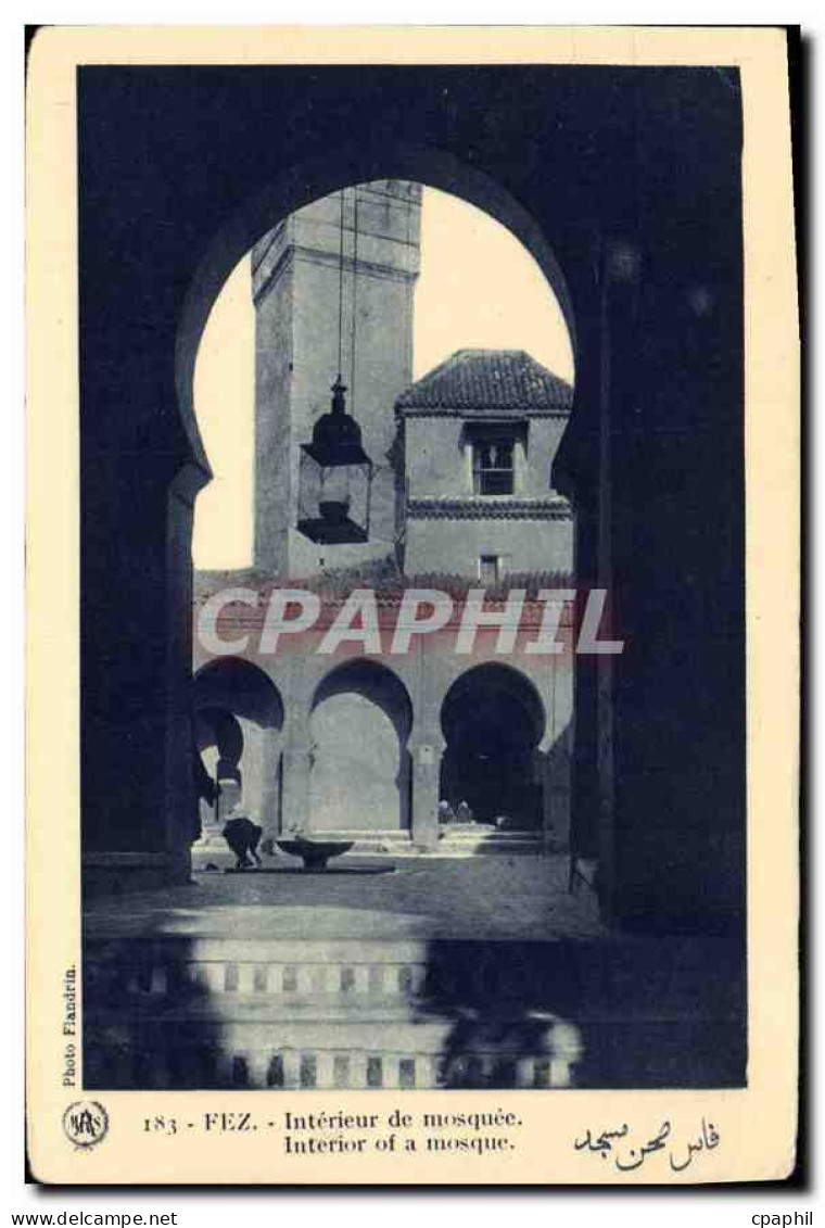 CPA Fez Interieur de mosquee